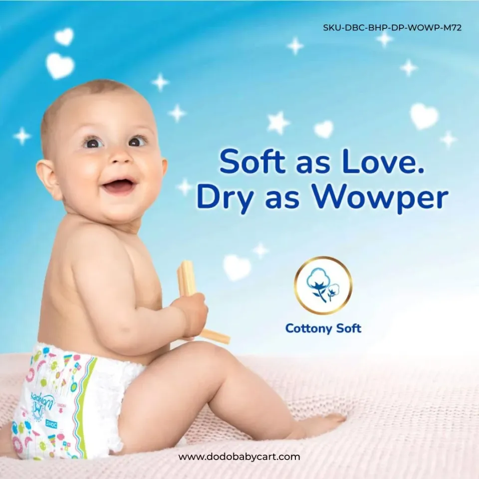 DOMS Wowper Fresh Diaper Pants — M
