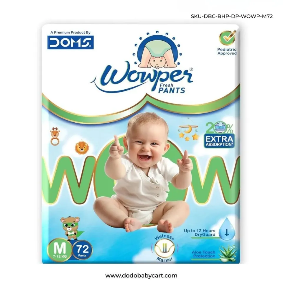 DOMS Wowper Fresh Diaper Pants — M