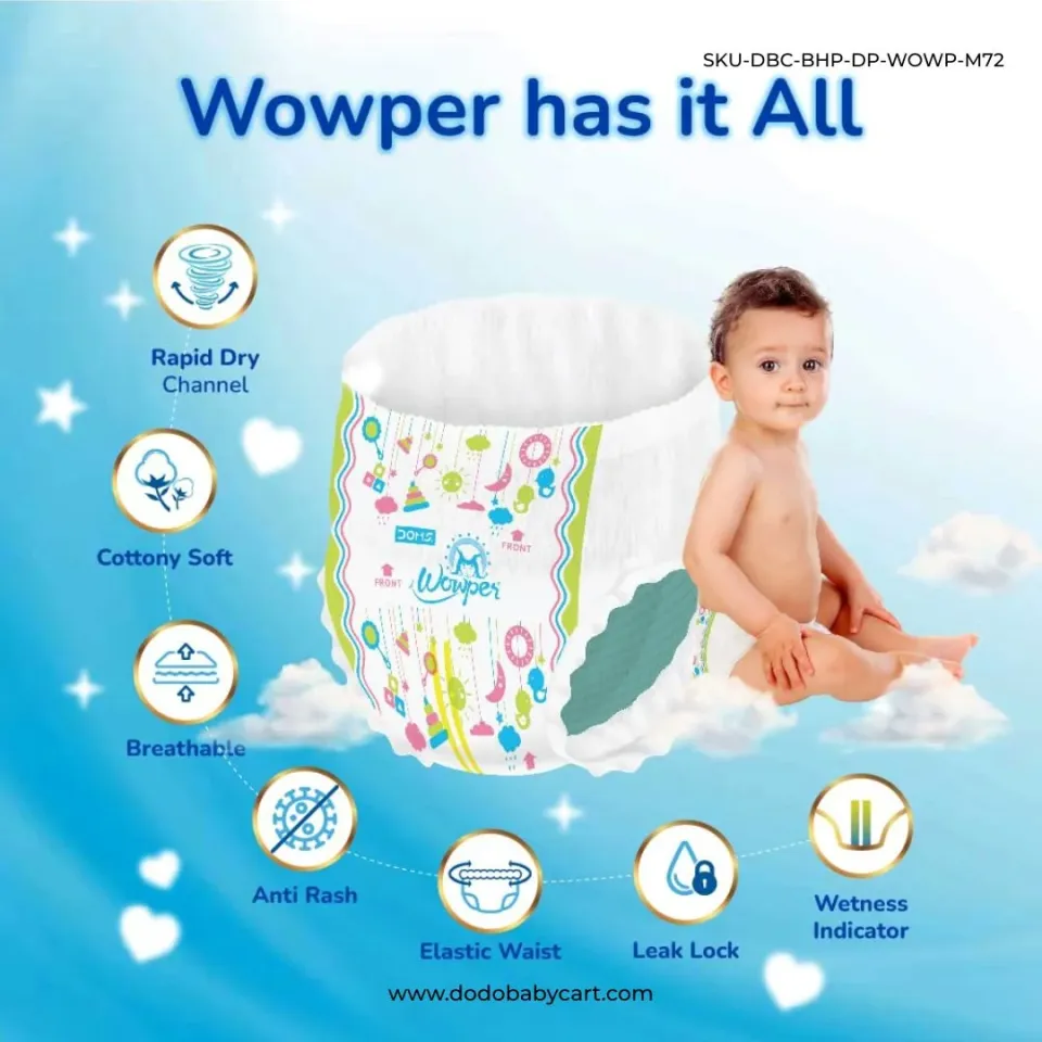 DOMS Wowper Fresh Diaper Pants — M