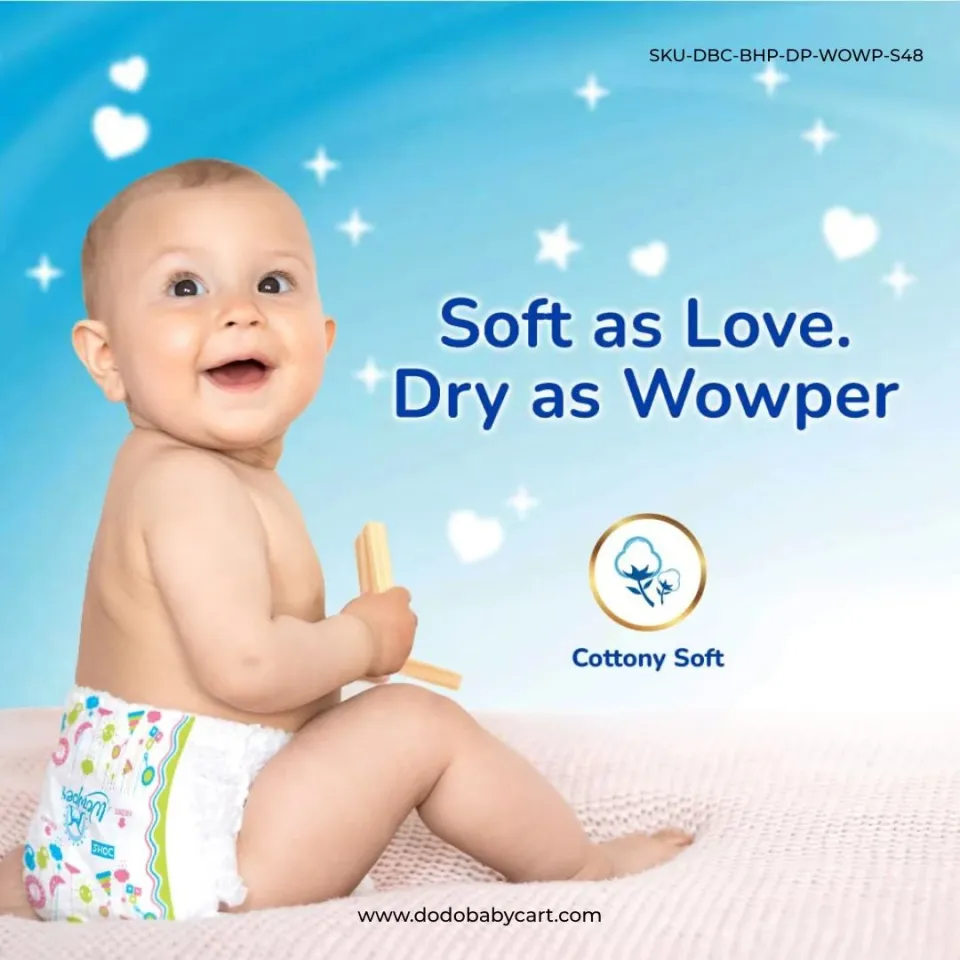 DOMS Wowper Fresh Diaper Pants — S