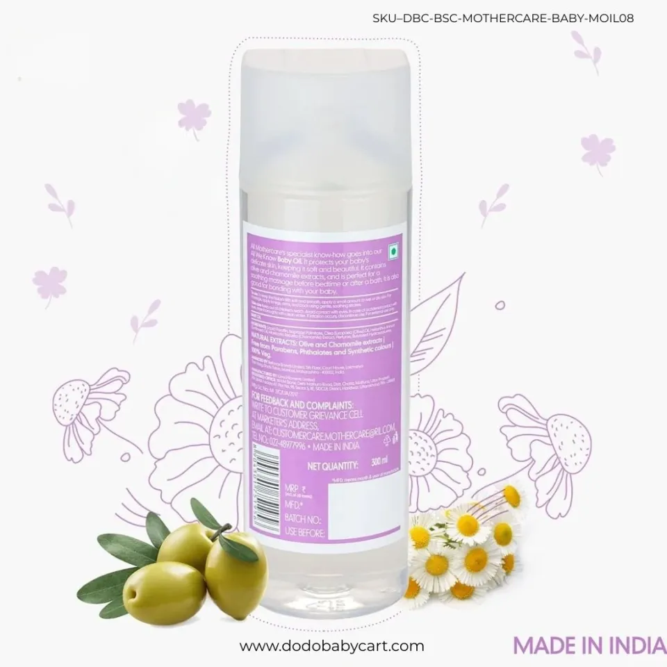 Mothercare All We Know Baby Massage Oil