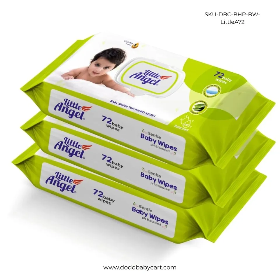 Little Angel Baby Wipes, 72 wipes