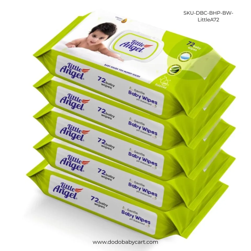 Little Angel Baby Wipes, 72 wipes