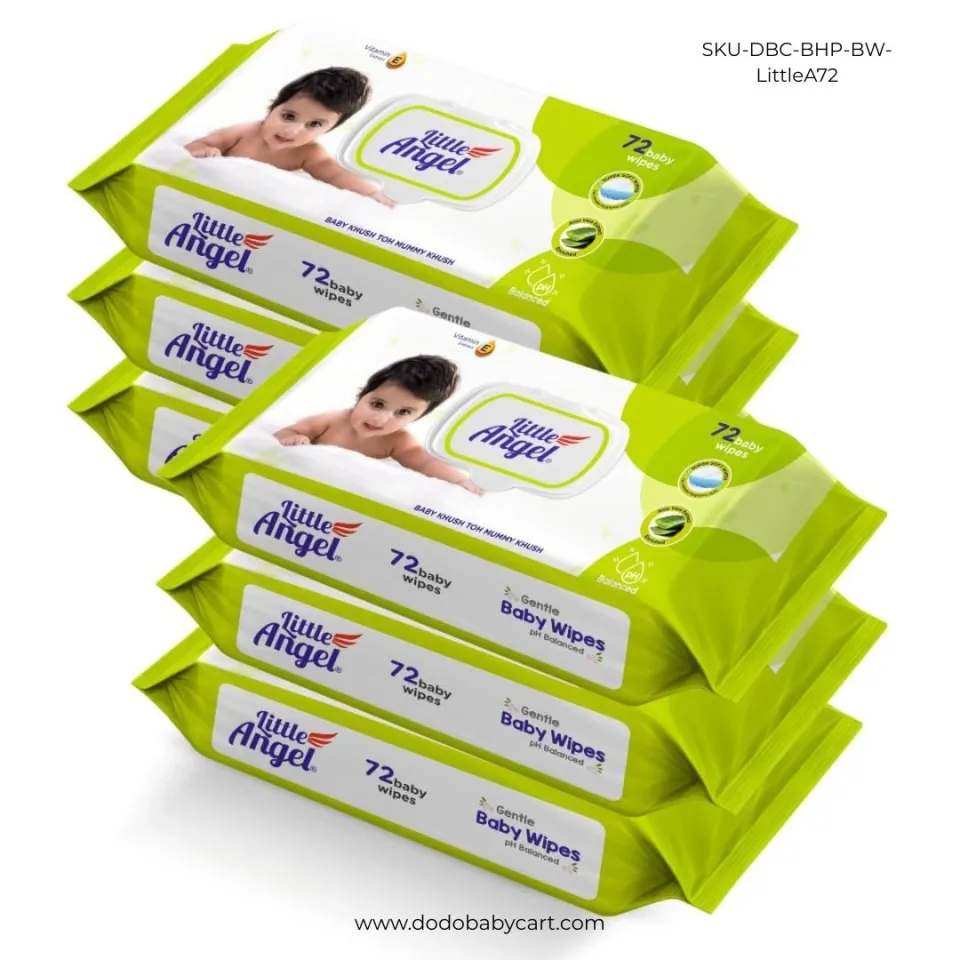 Little Angel Baby Wipes, 72 wipes