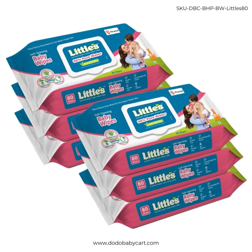 Littles Baby Wipes, 80 wipes
