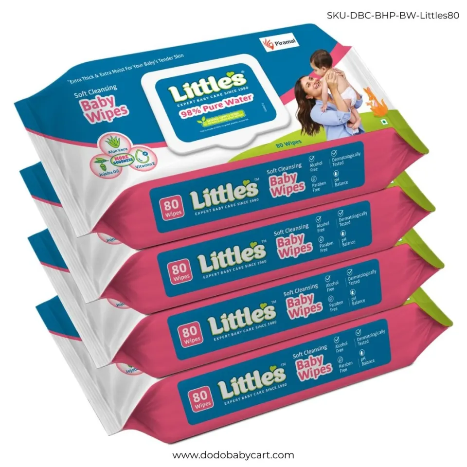 Littles Baby Wipes, 80 wipes
