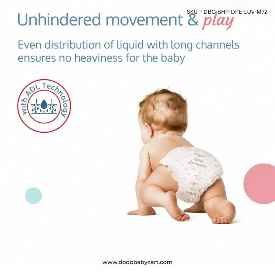 LuvLap Easy Diaper Pants — M