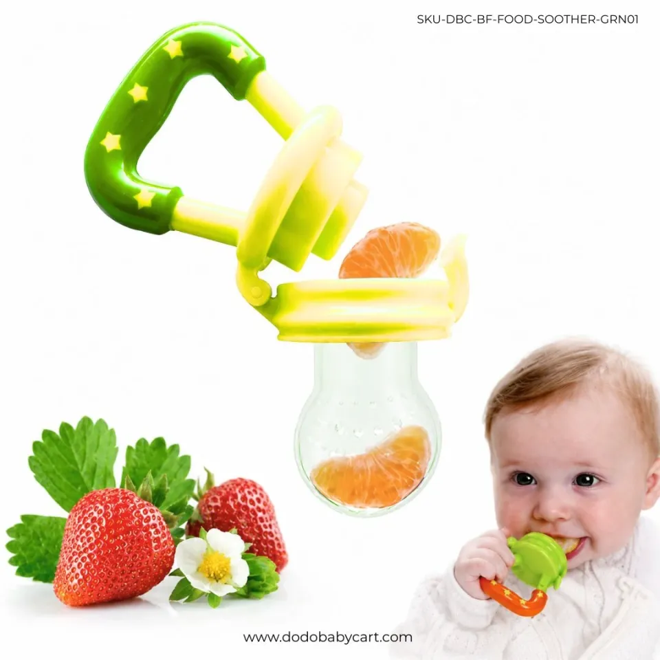 Ultra Care Silicone Baby Fruit Feeder — Green