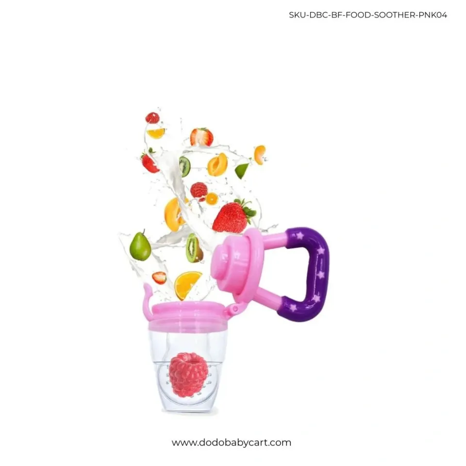 Ultra Care Silicone Baby Fruit Feeder — Pink
