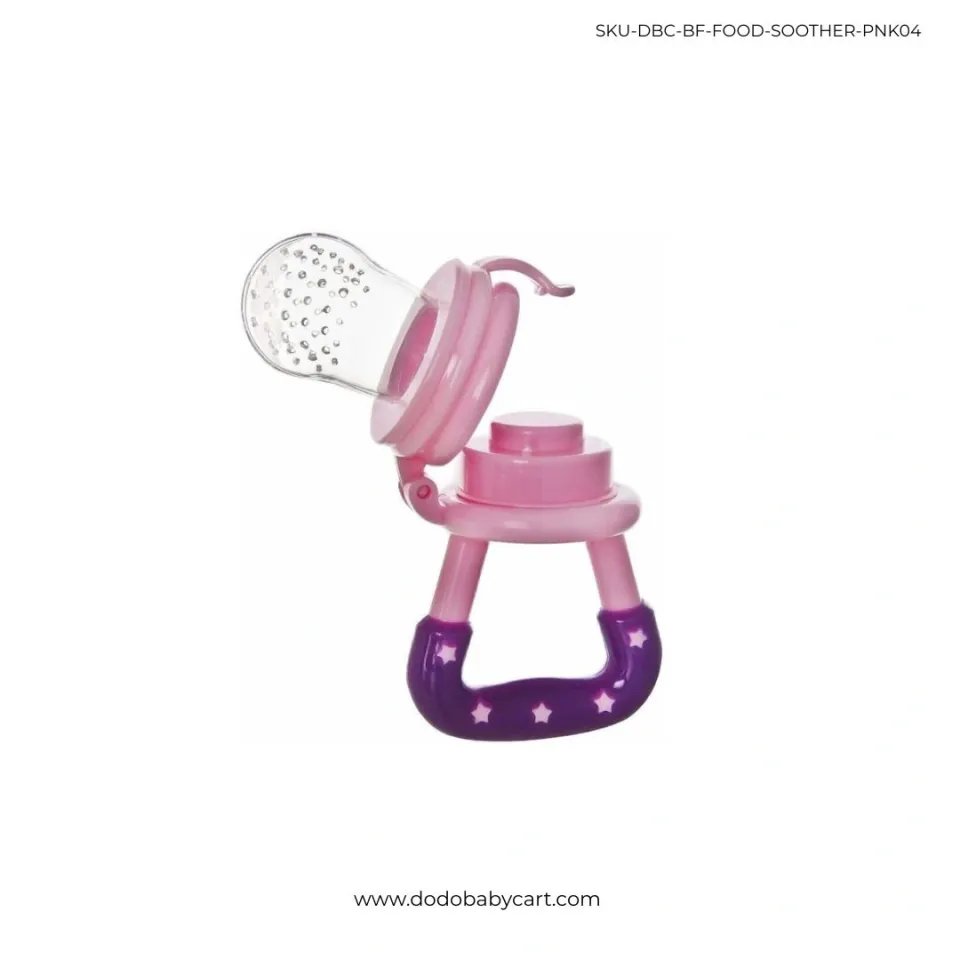 Ultra Care Silicone Baby Fruit Feeder — Pink
