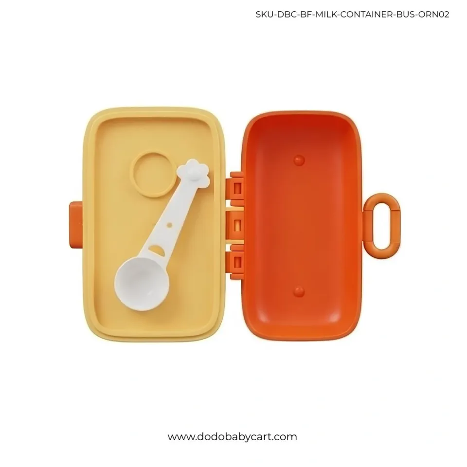 The Little Lookers Baby Milk Powder Container — Orange