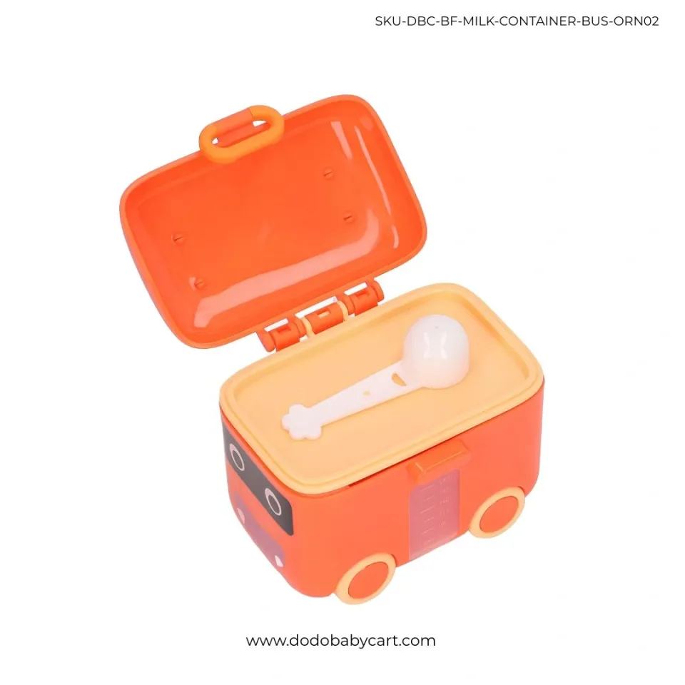 The Little Lookers Baby Milk Powder Container — Orange