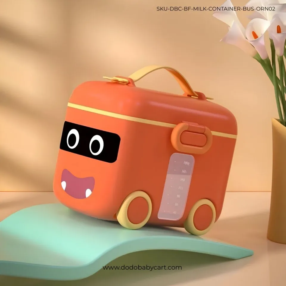 The Little Lookers Baby Milk Powder Container — Orange