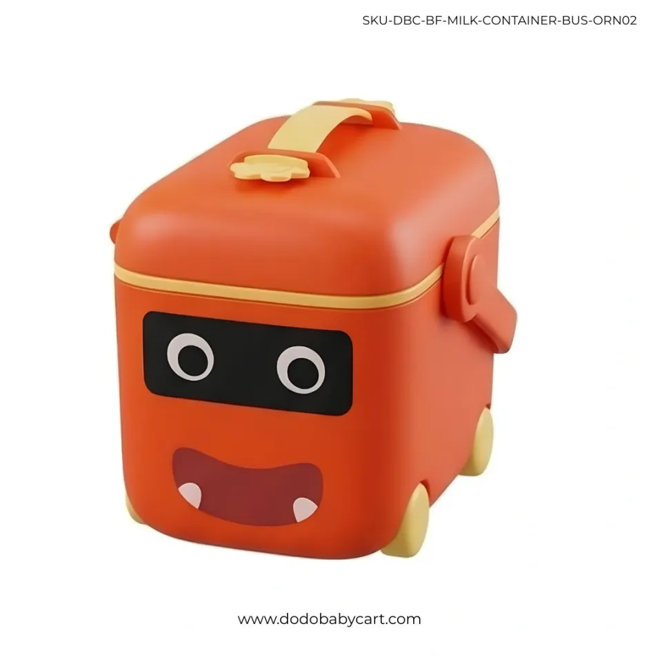 The Little Lookers Baby Milk Powder Container — Orange
